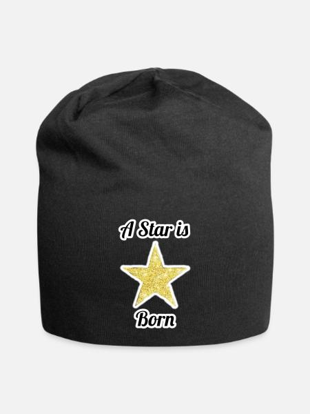 Rock Star - Jersey Beanie - black