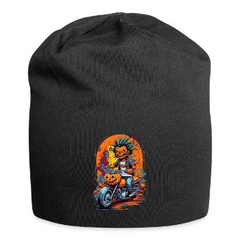 Halloween Pumpkin Monster - Jersey Beanie - black - Front