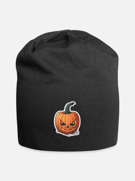 Pumpkin - Jersey-Beanie - Schwarz