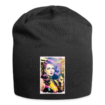 Smoking hot women - Jersey Beanie - black - Front
