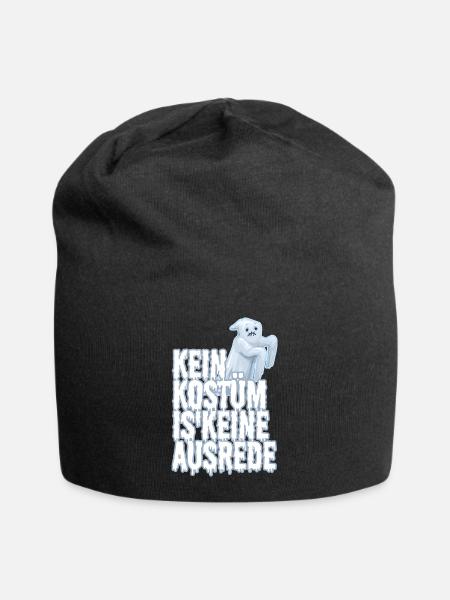Kein Kostüm ist keine Ausrede - Jersey-Beanie - Schwarz