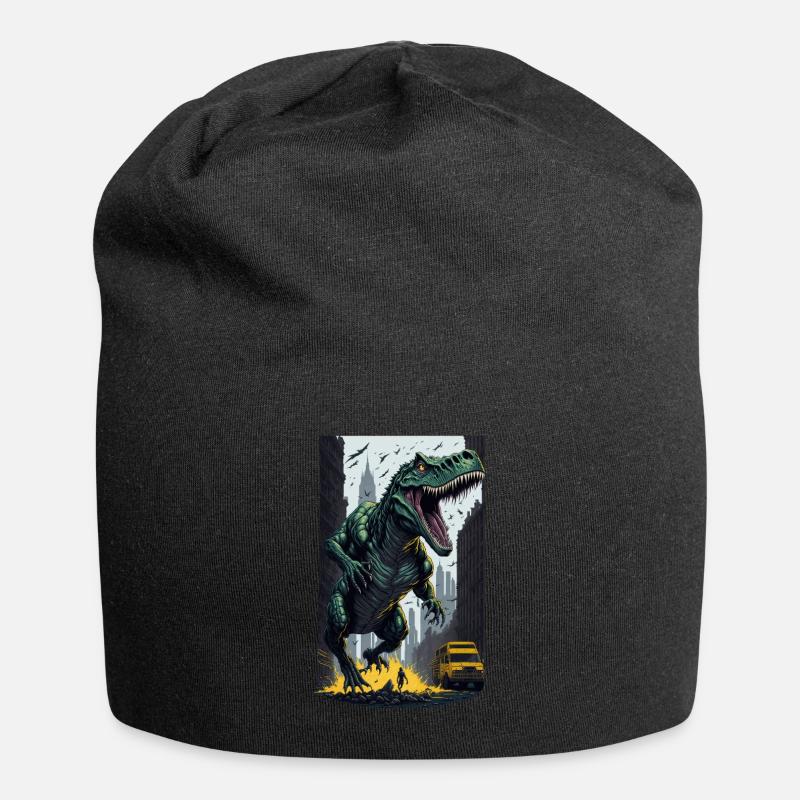 T Rex - Jersey-Beanie - Schwarz