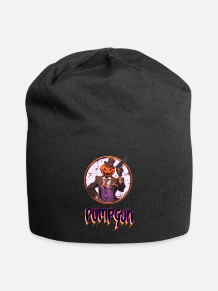 Pumpkin D Pumpgun - Stilvoll für die OGs - Jersey-Beanie - Schwarz