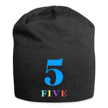 Five -5e anniversaire - Bonnet en jersey - noir - Devant