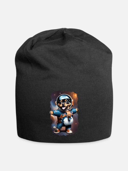 Astro Dog - Jersey Beanie - black