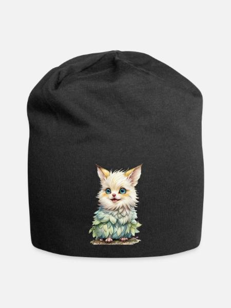 Animal fantastique mignon - Bonnet en jersey - noir