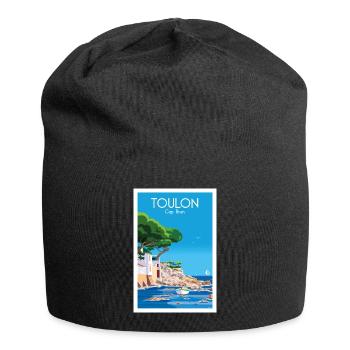 TOULON CAP BRUN - Bonnet en jersey - noir - Devant