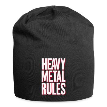 Règles du Heavy Metal - Bonnet en jersey - noir - Devant