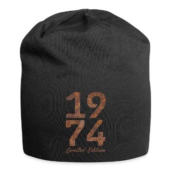 « Millésime 1974 : Édition Limitée au Look Rouille » - Bonnet en jersey - noir - Devant