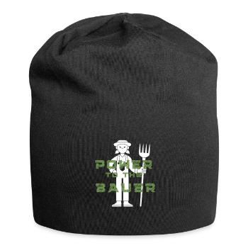 Power to the Bauer - Jersey-Beanie - Schwarz - Vorne