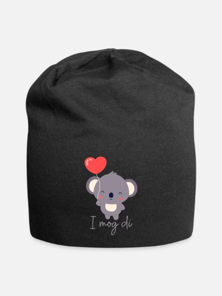 i mog di - Jersey-Beanie - Schwarz