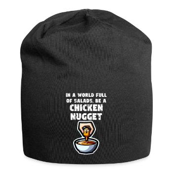 Chicken Nuggets Funny Chicken Nugget Meme Nugget - Jersey Beanie - black - Front