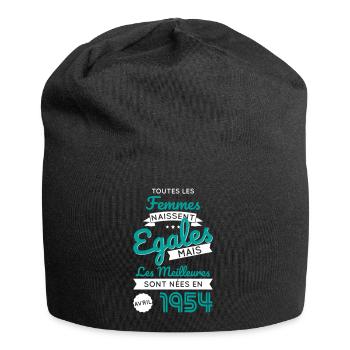 70th Anniversary - Best April 1954 - Jersey Beanie - black - Front