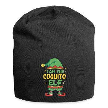 I Am The Coquito Elf Christmas Elves Puerto Rica - Jersey-Beanie - Schwarz - Vorne
