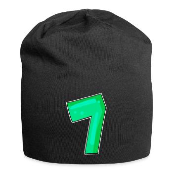 Number 7 Number Seven - Jersey Beanie - black - Front
