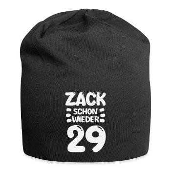 Zack 29 again! Birthday - Jersey Beanie - black - Front