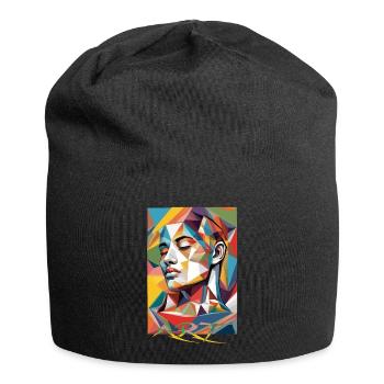 Art du visage moderne - Bonnet en jersey - noir - Devant