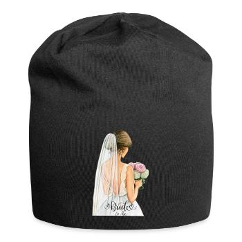 Bride to be - Jersey Beanie - black - Front