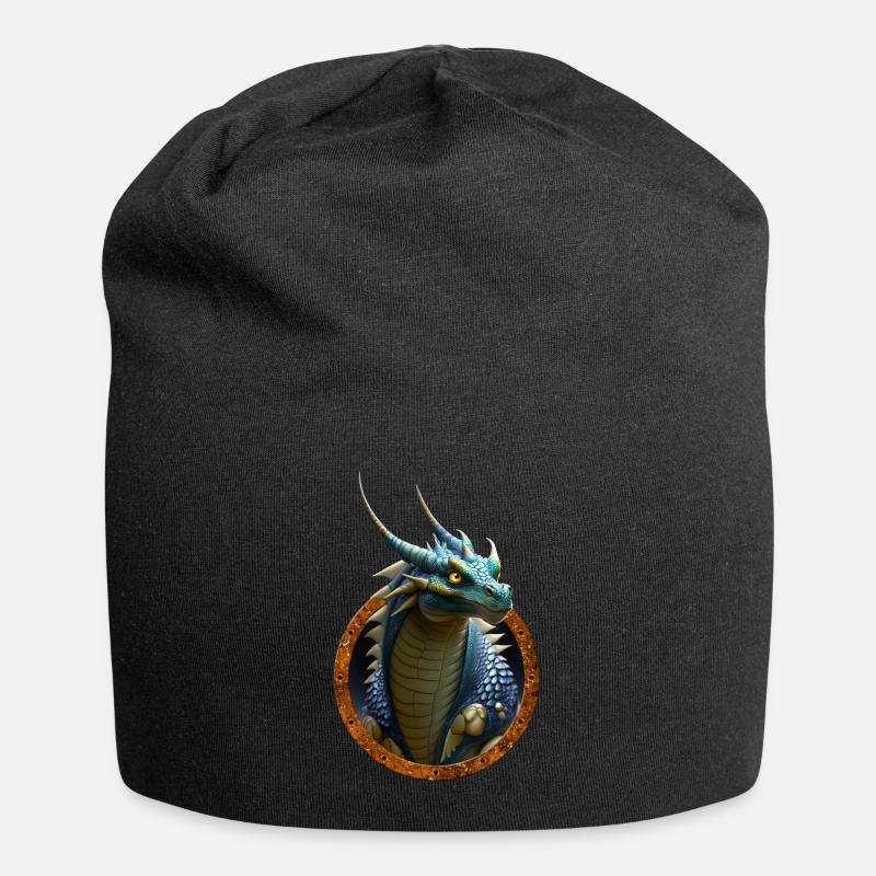 Dragon - Bonnet en jersey - noir