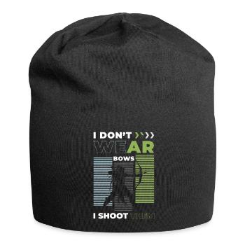 Shooter, Hunting, Shooting, Arrow - Jersey Beanie - black - Front