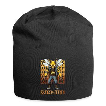 Creepy zombie bee - Jersey Beanie - black - Front