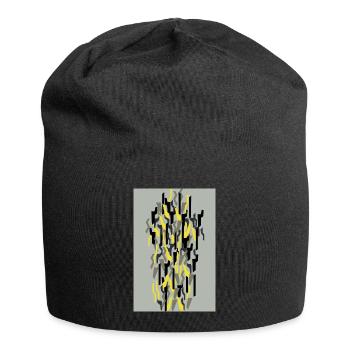 Camouflage Art Yellow Gaming - Jersey Beanie - black - Front