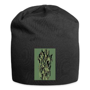 Camouflage Art Olive - Jersey Beanie - black - Front