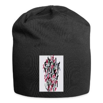 Camouflage Art Red Gaming - Jersey Beanie - black - Front