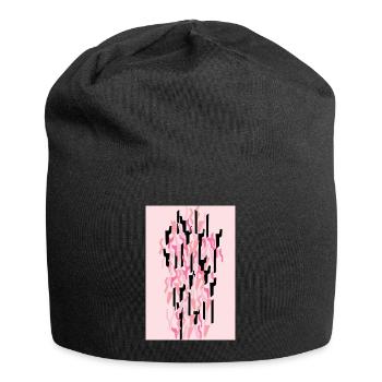 Camouflage Art Pink Gaming - Jersey Beanie - black - Front