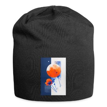 Coquelicot - Bonnet en jersey - noir - Devant