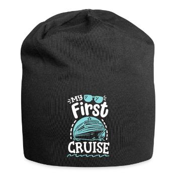 Erster Kreuzfahrturlaub - Jersey-Beanie - Schwarz - Vorne