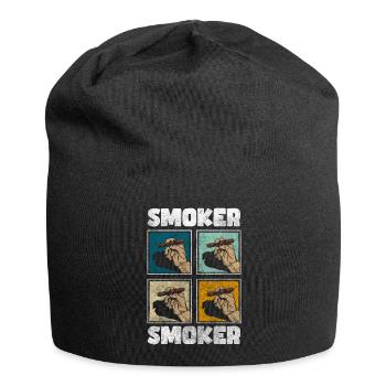 Fumer du tabac Rompre la nervosité - Bonnet en jersey - noir - Devant