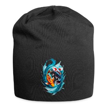 Pisces - Jersey Beanie - black - Front
