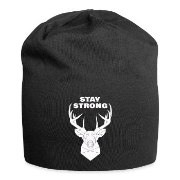 STAY STRONG - Jersey Beanie - black - Front