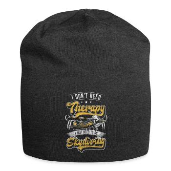 Skydive Freier Fall Flugzeug Fliegen - Jersey-Beanie - Anthrazit - Vorne