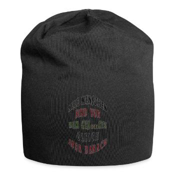 Gesetz alle Menschensind gleich - Jersey-Beanie - Schwarz - Vorne