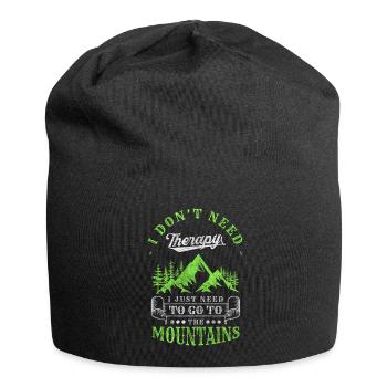 Bergsteiger Wanderer Bergsport Kletterwand - Jersey-Beanie - Schwarz - Vorne