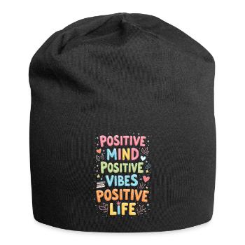 Positivity - Jersey Beanie - black - Front