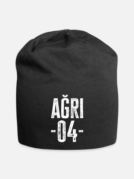 Ağrı 04 – für Kurden und Türken - Jersey-Beanie - Schwarz