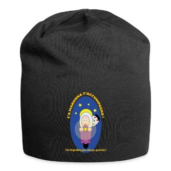 Neapolitan idioms : good luck - Jersey Beanie - black - Front