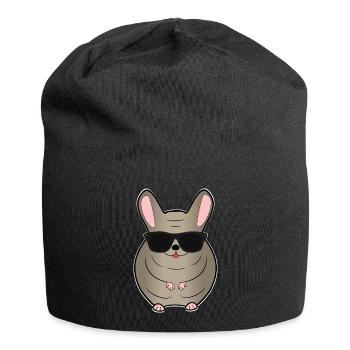 Chinchilla - Jersey-Beanie - Schwarz - Vorne