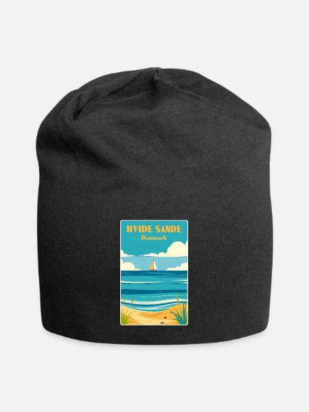 Hvide Sande Dänemark - Jersey-Beanie - Schwarz