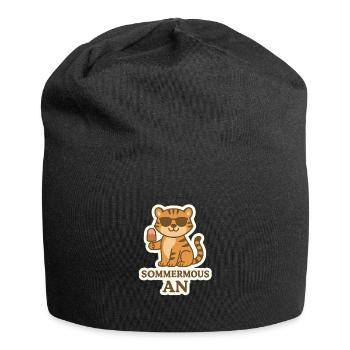 Ferien - Jersey-Beanie - Schwarz - Vorne