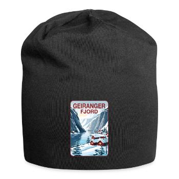 Geiranger Fjord - Jersey Beanie - black - Front