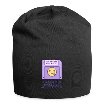 Feel the Tears Pattern English - Jersey Beanie - black - Front