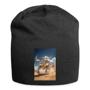 Chrome Bull Power Charge - Jersey Beanie - black - Front