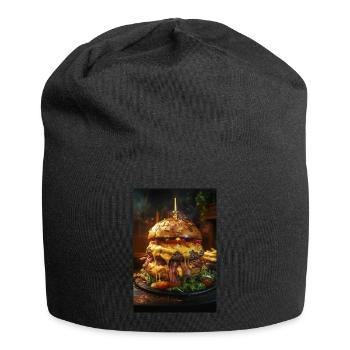 Epic Bacon Cheese Burger Stack - Bonnet en jersey - noir - Devant