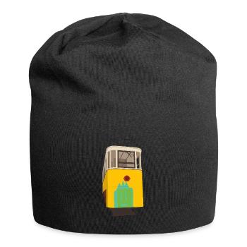 Seilbahn - Jersey-Beanie - Schwarz - Vorne