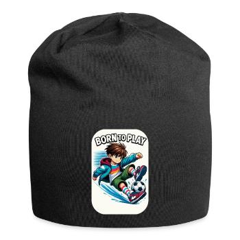 Kicker Kid - Jersey-Beanie - Schwarz - Vorne