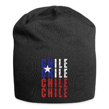 La fierté chilienne, j’aime le Chili - Bonnet en jersey - noir - Devant